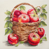 DIY Cross Stitch Kit "Bulk apples" 9.1x8.7 in