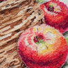 DIY Cross Stitch Kit "Bulk apples" 9.1x8.7 in