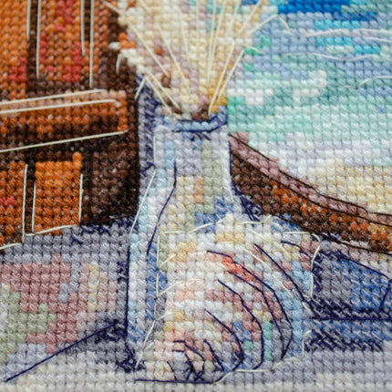 DIY Cross Stitch Kit "Whisper of the wind" 10.6x10.2 in