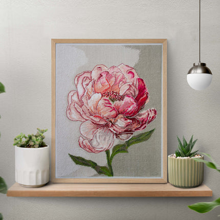 DIY Cross Stitch Kit "Graceful beauty" 9.1x12.2 in