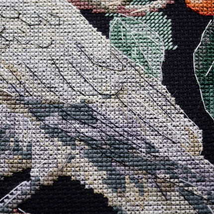DIY Cross Stitch Kit "Another beauty" 11.4x11.4 in