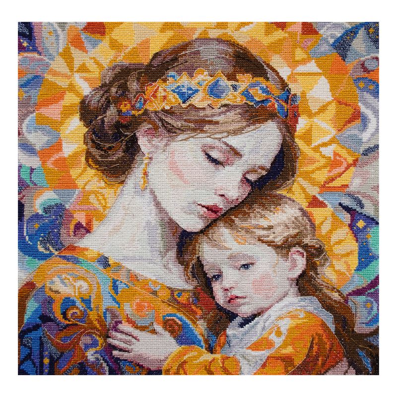 DIY Cross Stitch Kit "Cross-stitch kits Unconditional Love" 10.6x10.6 in