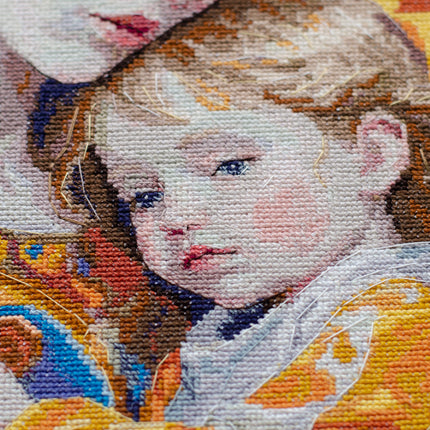 DIY Cross Stitch Kit "Cross-stitch kits Unconditional Love" 10.6x10.6 in