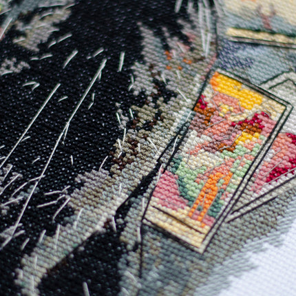 DIY Cross Stitch Kit "Cross-stitch kits Premonition" 7.5x11.0 in