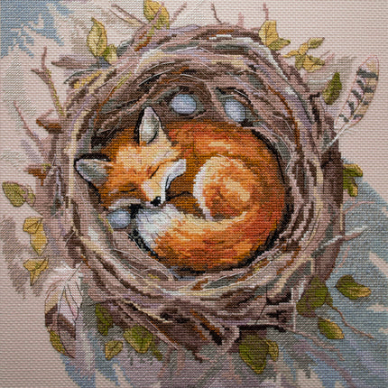 DIY Cross Stitch Kit "Protector of a foreign home" 11.8x11.8 in