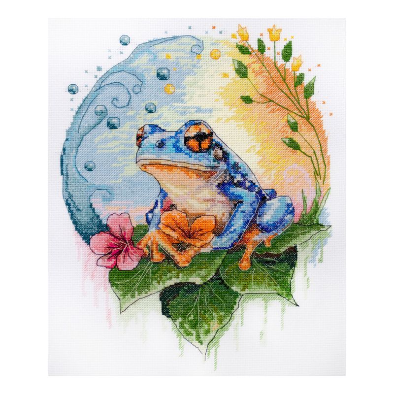 DIY Cross Stitch Kit "Water`s Shimmer" 8.3x10.6 in