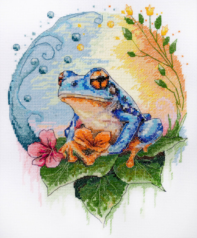 DIY Cross Stitch Kit "Water`s Shimmer" 8.3x10.6 in