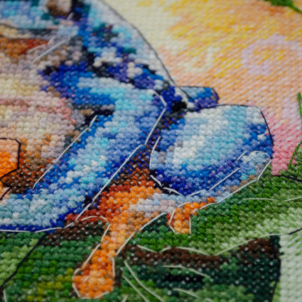 DIY Cross Stitch Kit "Water`s Shimmer" 8.3x10.6 in