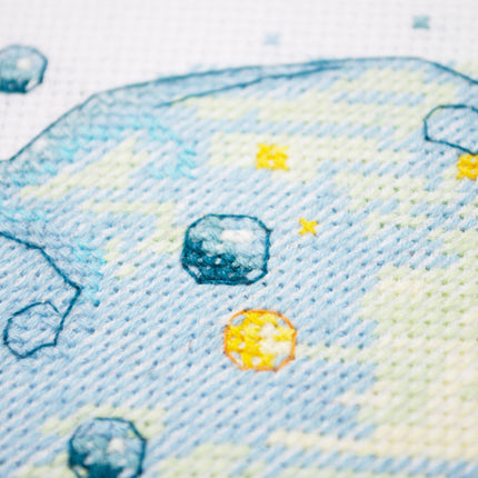 DIY Cross Stitch Kit "Water`s Shimmer" 8.3x10.6 in