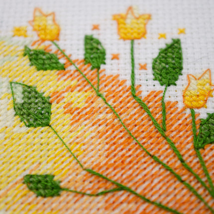 DIY Cross Stitch Kit "Water`s Shimmer" 8.3x10.6 in