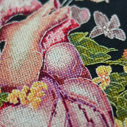 DIY Cross Stitch Kit "Anatomy of feelings" 7.5x10.6 in