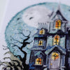 DIY Cross Stitch Kit "Haunted House" 6.7x7.9 in