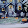 DIY Cross Stitch Kit "Haunted House" 6.7x7.9 in