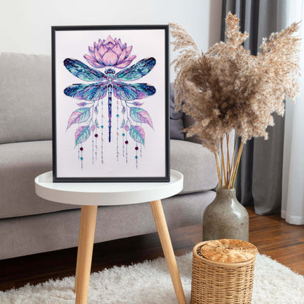 DIY Cross Stitch Kit "Summer muse" 9.4x13.4 in