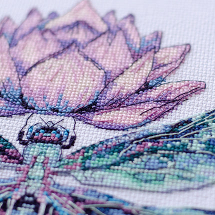 DIY Cross Stitch Kit "Summer muse" 9.4x13.4 in