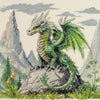 DIY Cross Stitch Kit "Lord of the mountain" 9.8x9.4 in