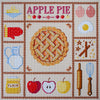 DIY Cross Stitch Kit "Cross-stitch kits Apple pie" 13.8x13.8 in