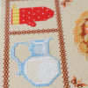 DIY Cross Stitch Kit "Cross-stitch kits Apple pie" 13.8x13.8 in