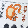 DIY Cross Stitch Kit "Meow-meow" 13.8x13.8 in