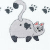DIY Cross Stitch Kit "Meow-meow" 13.8x13.8 in