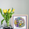 DIY Cross Stitch Kit "A floral moment" 10.2x10.2 in