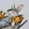 DIY Cross Stitch Kit "Free carrots " 7.9x7.1 in