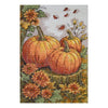 DIY Cross Stitch Kit "Autumn garden palette" 6.3x9.4 in