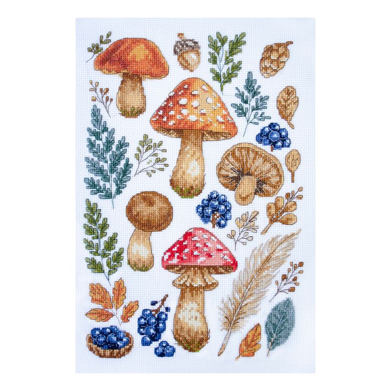 DIY Cross Stitch Kit "Forest collection" 7.5x11.4 in