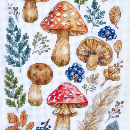 DIY Cross Stitch Kit "Forest collection" 7.5x11.4 in