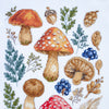 DIY Cross Stitch Kit "Forest collection" 7.5x11.4 in