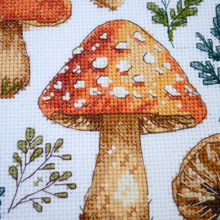 DIY Cross Stitch Kit "Forest collection" 7.5x11.4 in
