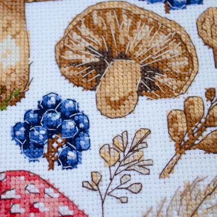 DIY Cross Stitch Kit "Forest collection" 7.5x11.4 in