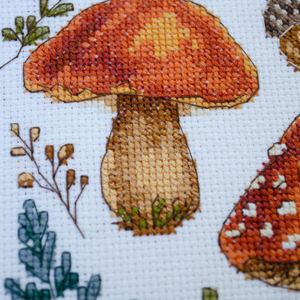 DIY Cross Stitch Kit "Forest collection" 7.5x11.4 in