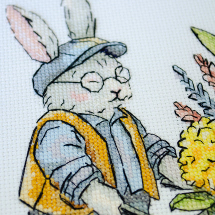 DIY Cross Stitch Kit "Harvest Day" 7.1x8.3 in