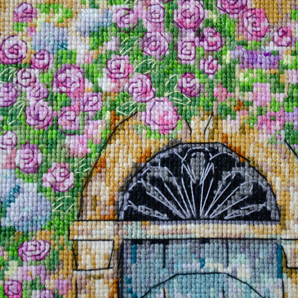 DIY Cross Stitch Kit "La Dolce Vita" 6.3x9.8 in