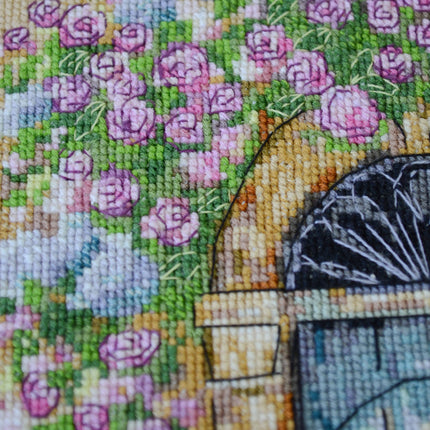 DIY Cross Stitch Kit "La Dolce Vita" 6.3x9.8 in