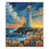 DIY Cross Stitch Kit "Silence has color" 9.1x10.2 in