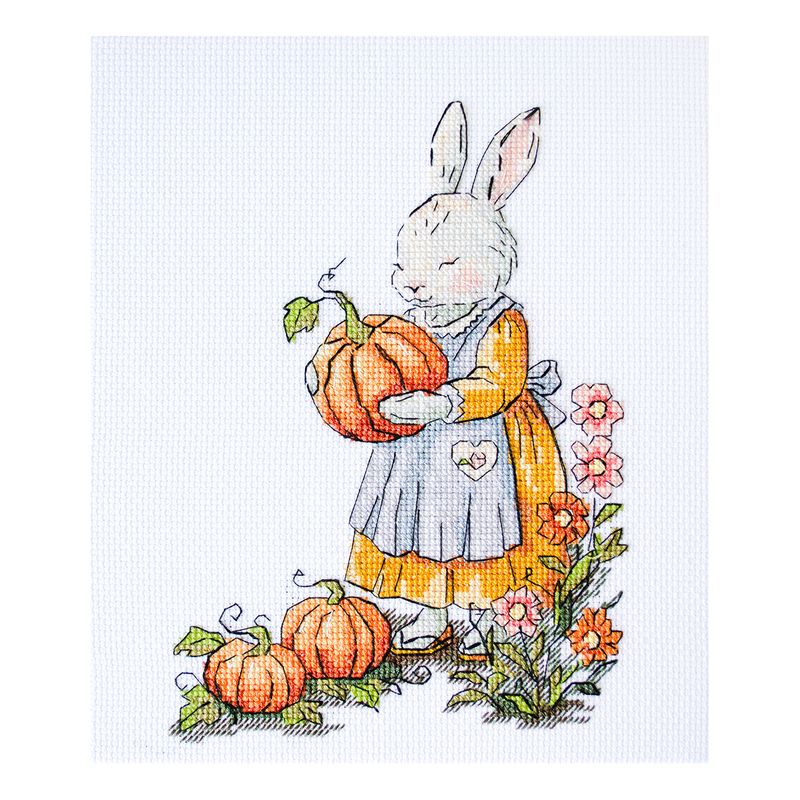 DIY Cross Stitch Kit "From Mama Bunny, with Love" 5.9x8.3 in