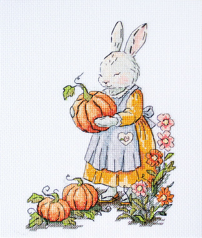 DIY Cross Stitch Kit "From Mama Bunny, with Love" 5.9x8.3 in