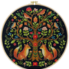 DIY Cross Stitch Kit "The Tree of Forest Tales" 11.8x11.8 in