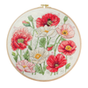 DIY Cross Stitch Kit "Poppins Bloom" 11.8x11.8 in