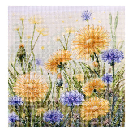 DIY Cross Stitch Kit "Whispering Grass" 10.2x10.2 in