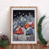 DIY Cross Stitch Kit " The night before Christma" 7.5x10.2 in