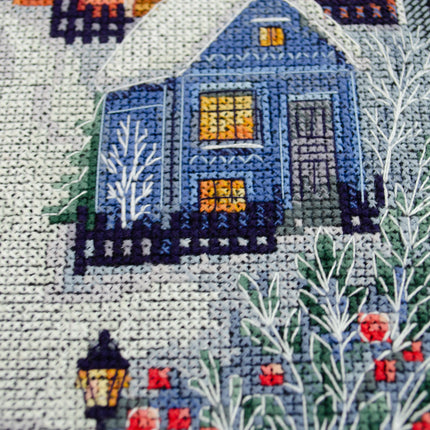 DIY Cross Stitch Kit " The night before Christma" 7.5x10.2 in