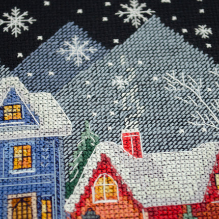 DIY Cross Stitch Kit " The night before Christma" 7.5x10.2 in