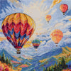 DIY Cross Stitch Kit "Flight towards the sun" 9.8x11.4 in
