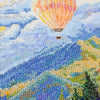 DIY Cross Stitch Kit "Flight towards the sun" 9.8x11.4 in