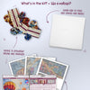 DIY Cross Stitch Kit "Flight towards the sun" 9.8x11.4 in