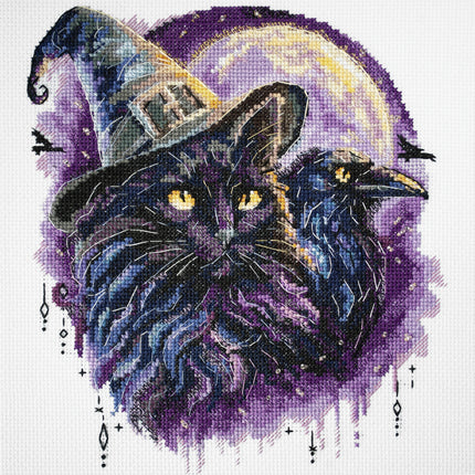 DIY Cross Stitch Kit "Magic shadows" 7.9x8.7 in