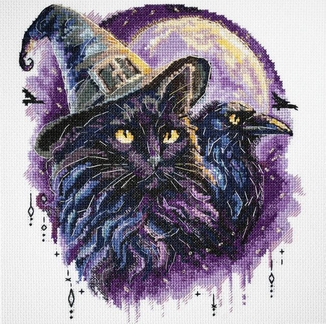 DIY Cross Stitch Kit "Magic shadows" 7.9x8.7 in